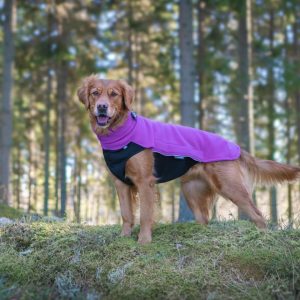 Hundtäcke Polartec® Fleece Rain Easy On Magenta/Svart