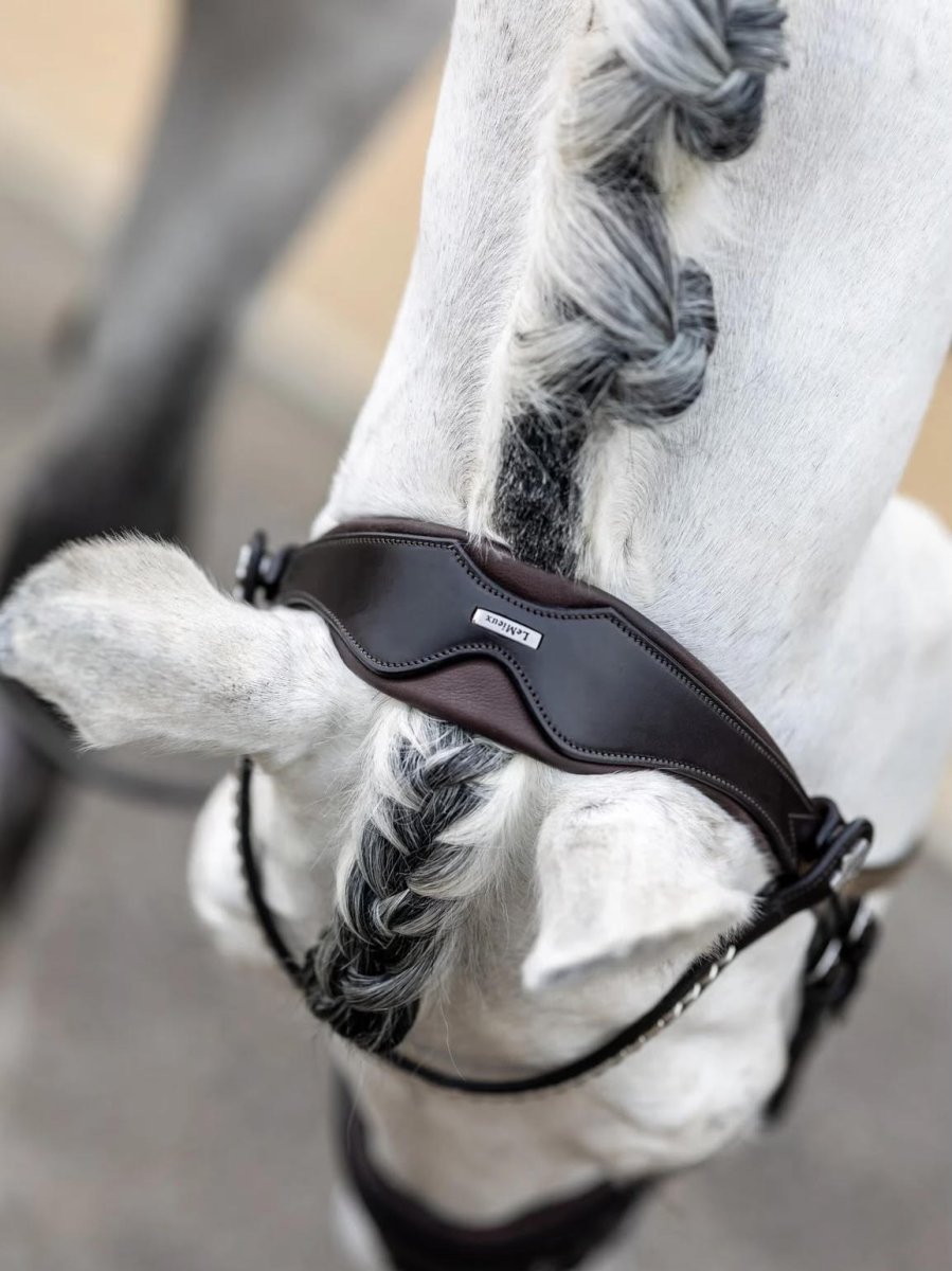 Le Mieux Classic Dressage Bridle Brown - Bild 6