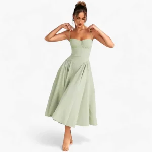 Damen Elegantes Midikleid für Hochzeitsgast