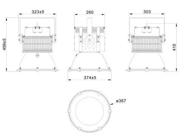 F150 Commercial LED Floodlight 150w - Bild 3